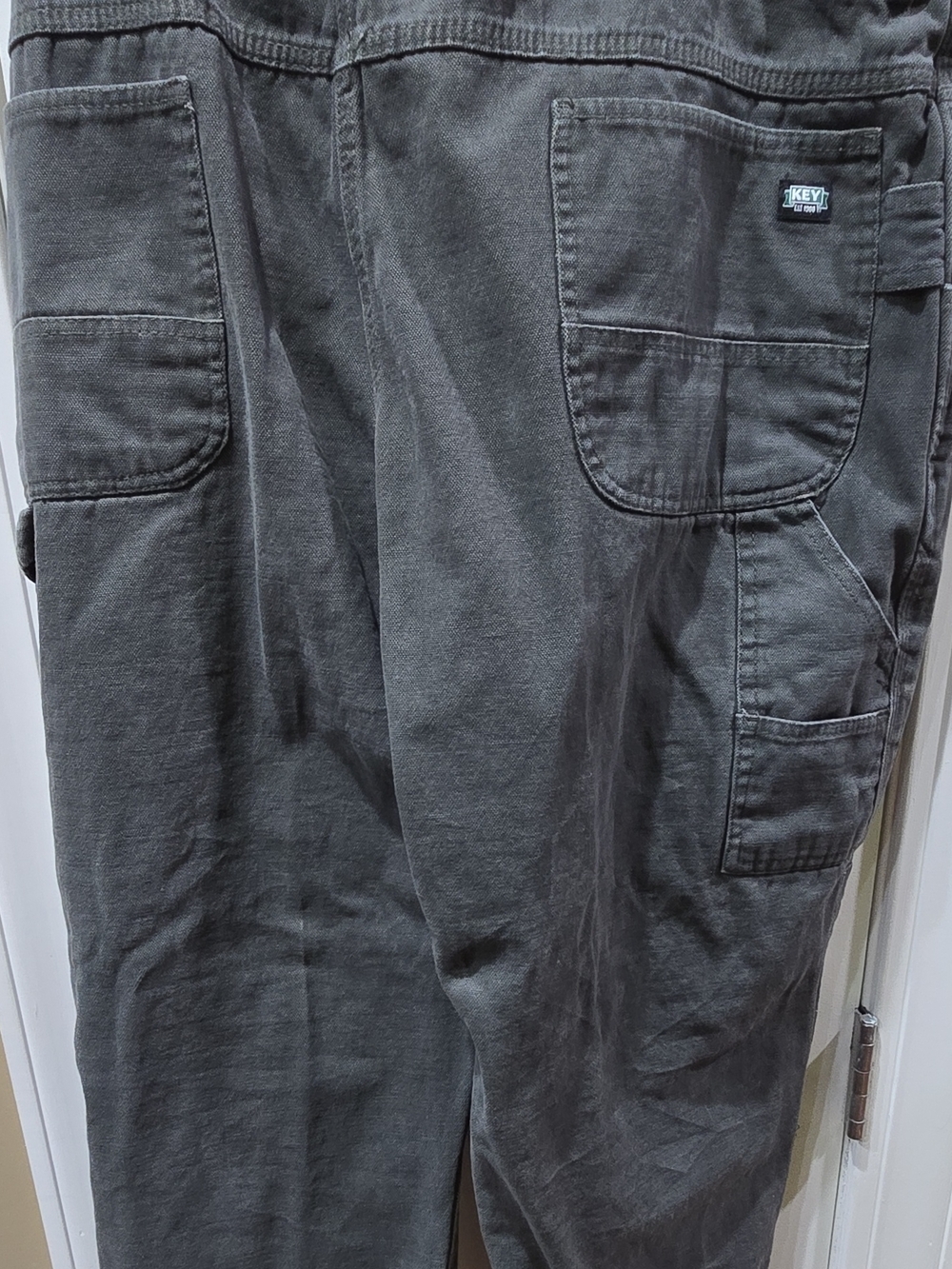 Men's Key Gray Utility Work Pants - Picture 5 of 6